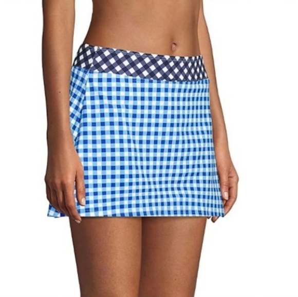 Draper James x Lands' End Women's Chlorine Resistant Swim Skirt Bottom-New - Picture 1 of 8